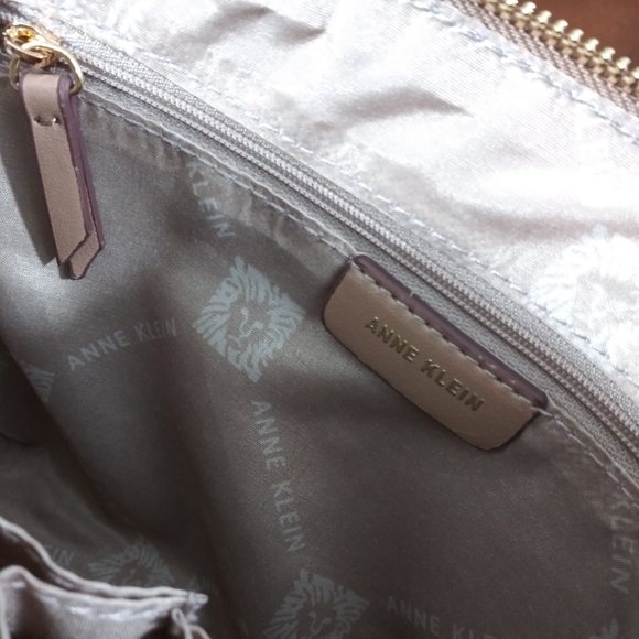 NWT ANNE KLEIN PYTHON SNAKE CROSSBODY BAG PURSE - Picture 6 of 7